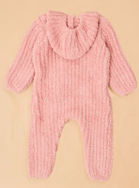 Carrie Chenille Hooded Romper Detail 4 - TULLABEE
