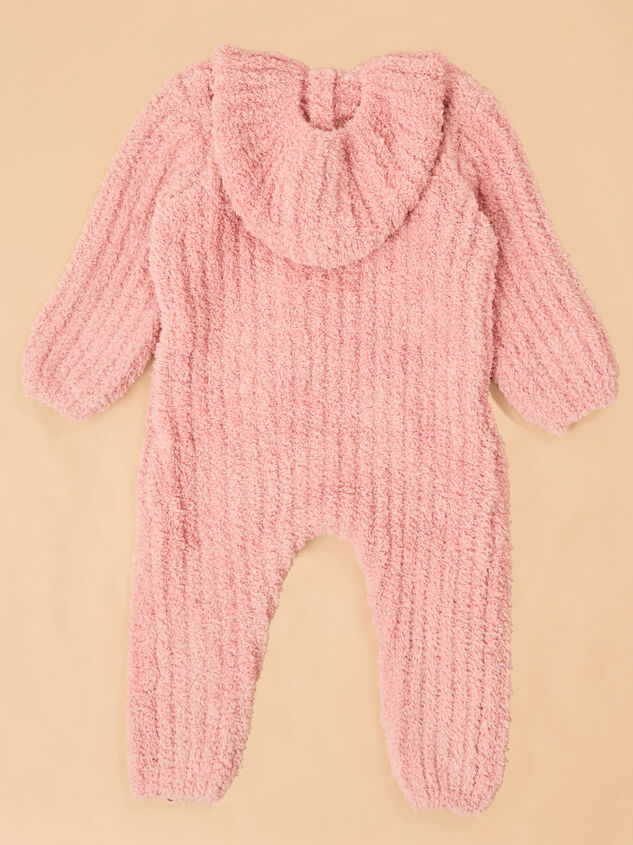 Carrie Chenille Hooded Romper Detail 4 - TULLABEE