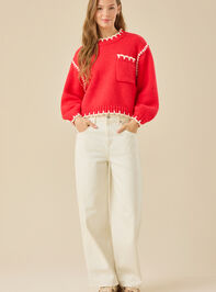 Nila Whipstitch Sweater Detail 3 - TULLABEE