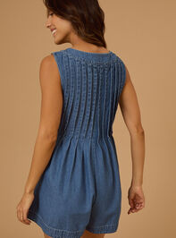 Evie Denim Romper Detail 6 - TULLABEE