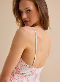 Tadley Floral Mini Dress Detail 5 - TULLABEE