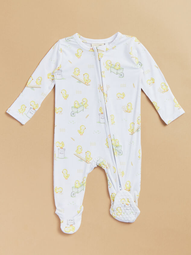 Baby Chicks Footie Detail 2 - TULLABEE