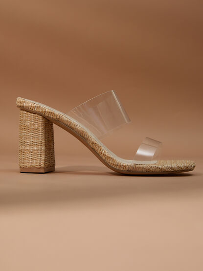 Finley Clear Strap Heels - TULLABEE