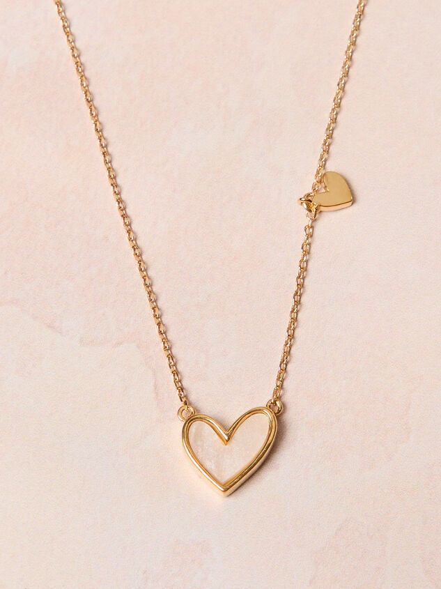 18K Gold Dainty Twin Heart Necklace - TULLABEE