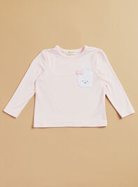 Bunny Pocket Baby Long Sleeve Detail 3 - TULLABEE