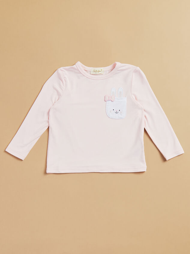 Bunny Pocket Baby Long Sleeve Detail 3 - TULLABEE