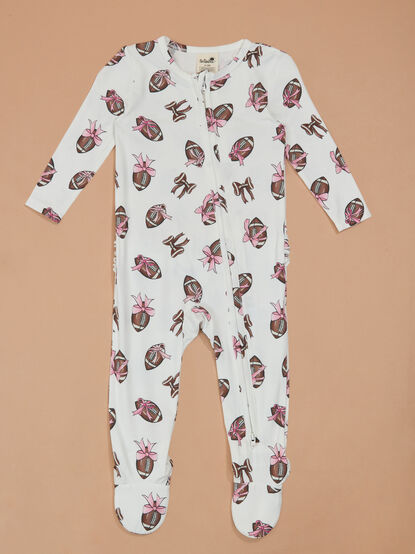 Touchdown Twirl Footie - TULLABEE