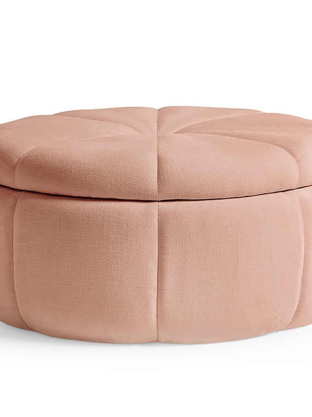 Bianca Upholstered Storage Ottoman - TULLABEE