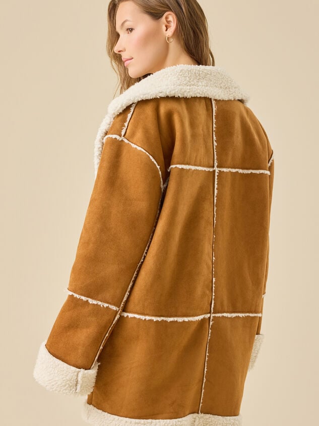 Flora Suede Jacket Detail 5 - TULLABEE
