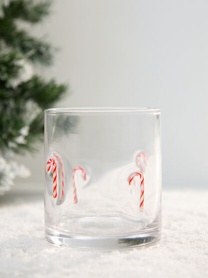 Candy Cane Juice Glass - TULLABEE