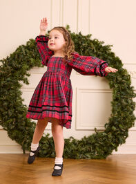 Marley Plaid Toddler Dress - TULLABEE