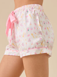 Emelia Champagne Sleep Short Detail 4 - TULLABEE