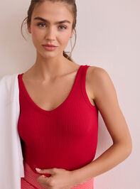 Legend Ribbed Cropped Tank - TULLABEE