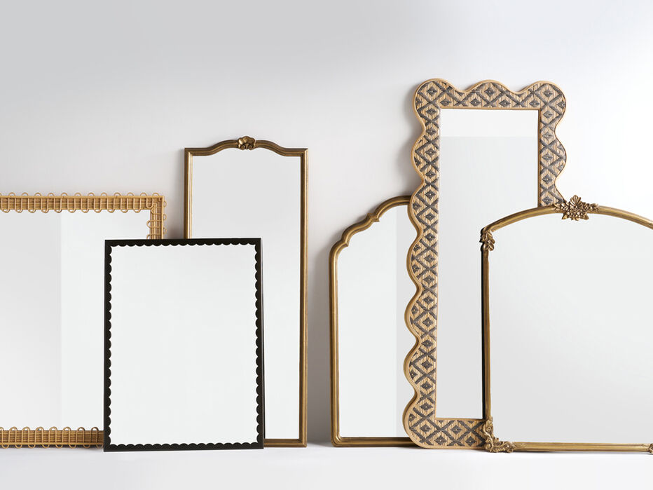 Colette Gilded Wood Mirror - TULLABEE - 