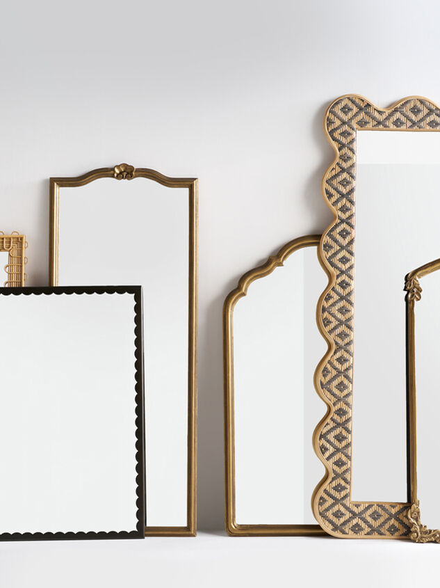 Colette Gilded Wood Mirror Detail 2 - TULLABEE