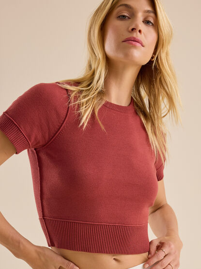 Hailey Crewneck Top - TULLABEE