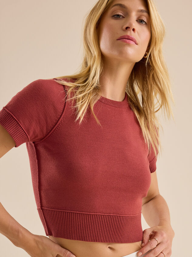Hailey Crewneck Top - TULLABEE