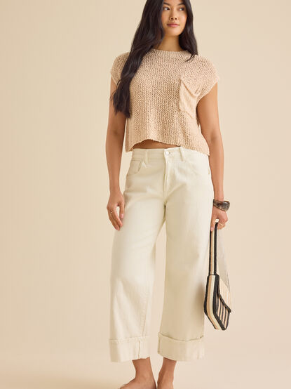 Ethel Cropped Vest - TULLABEE