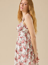 Carlee Floral Mini Dress Detail 5 - TULLABEE
