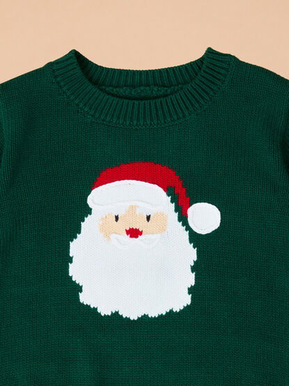 Santa Sweater Bubble by Mudpie - TULLABEE
