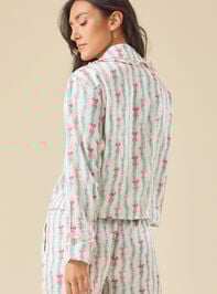 Ellis Satin Sleep Top Detail 6 - TULLABEE