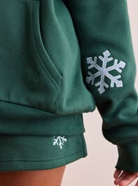 Stay Cozy Embroidered Hoodie Detail 5 - TULLABEE