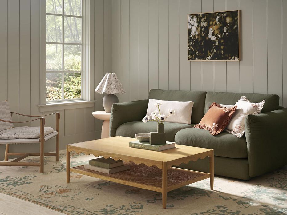Macy Upholstered Sofa - TULLABEE - 