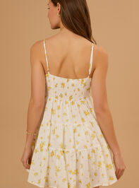 Leslie Floral Mini Dress Detail 5 - TULLABEE