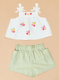 Mabel Toddler Floral Tank and Short Set - TULLABEE