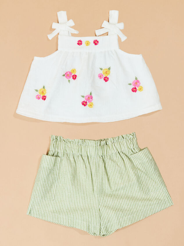 Mabel Toddler Floral Tank and Short Set - TULLABEE