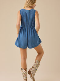 Evie Denim Romper Detail 4 - TULLABEE