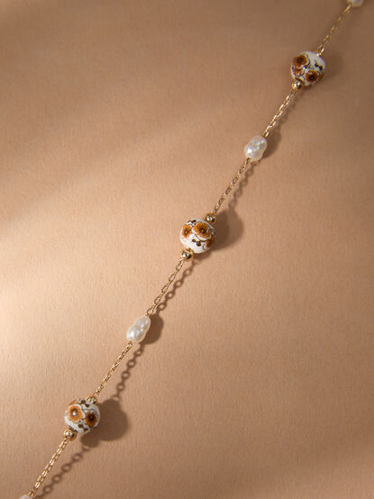 Cocoa Pearl Choker - TULLABEE