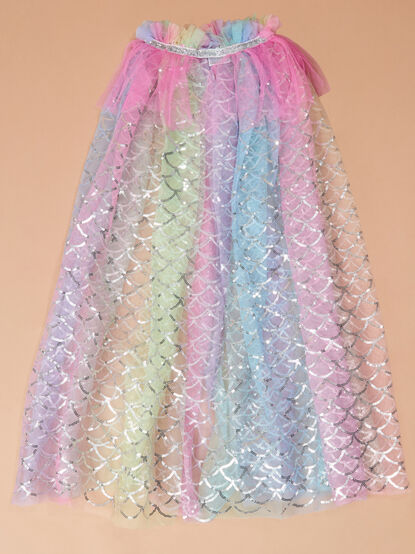 Rainbow Mermaid Cape - TULLABEE