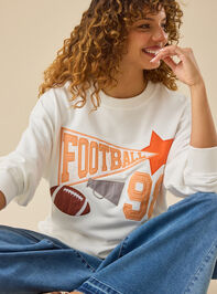 98 Football Sweatshirt Detail 3 - TULLABEE