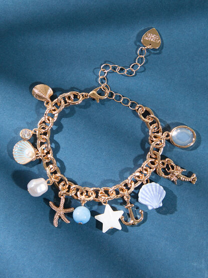 Ocean Breeze Charm Bracelet - TULLABEE