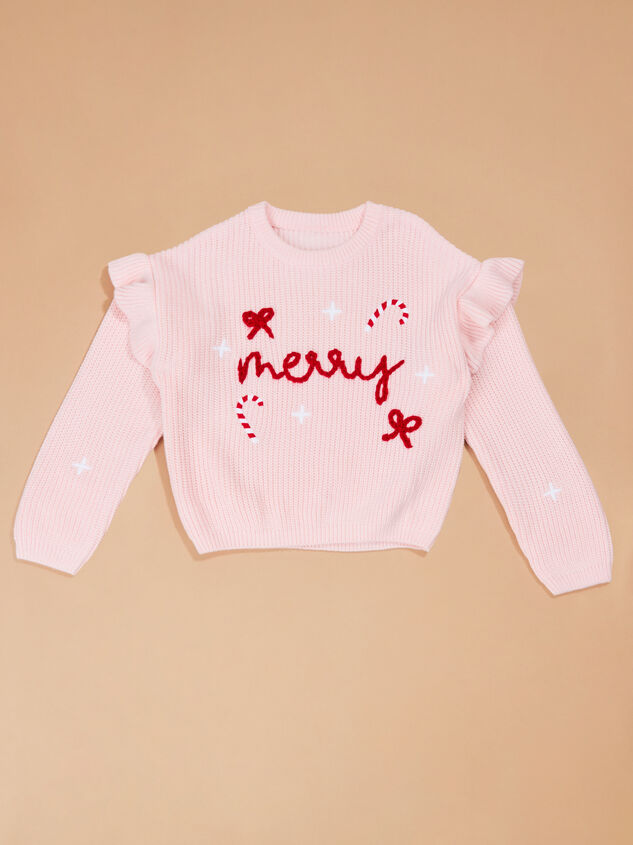 Merry Ruffle Knit Sweater Detail 2 - TULLABEE