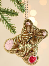 Bear Beaded Ornament - TULLABEE