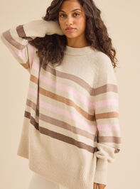 Faye Striped Sweater Detail 4 - TULLABEE