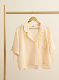 Melody Striped Lounge Top - TULLABEE