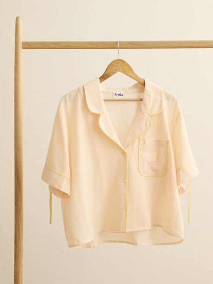 Melody Striped Lounge Top - TULLABEE