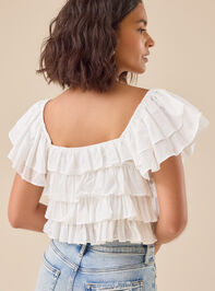 Simone Ruffle Top Detail 4 - TULLABEE