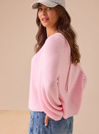 Lilly Tie Back Sweater Detail 5 - TULLABEE