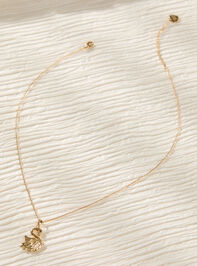 18K Gold Swan Necklace Detail 2 - TULLABEE
