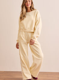Pit Stop Bow Sleeve Pullover Detail 2 - TULLABEE