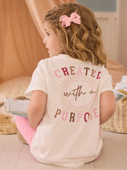 Created With A Purpose Graphic Tee - TULLABEE
