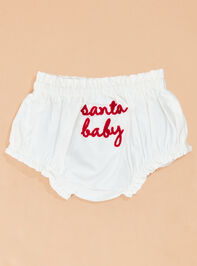Santa Baby Diaper Cover by Mudpie Detail 3 - TULLABEE