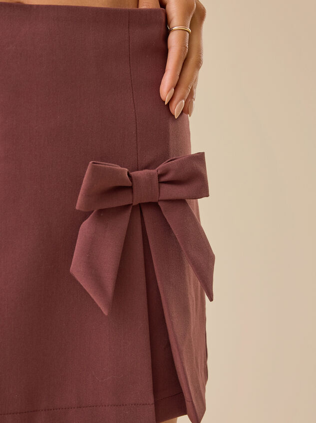 Florence Bow Mini Skort Detail 3 - TULLABEE