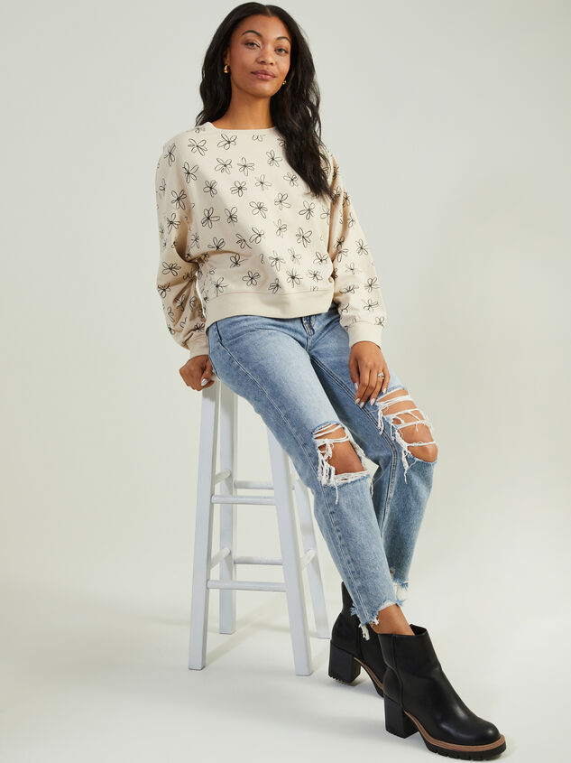 Everly Floral Mama Sweatshirt by Rylee + Cru - TULLABEE