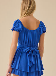 Haisley Layered Crossover Romper Detail 4 - TULLABEE