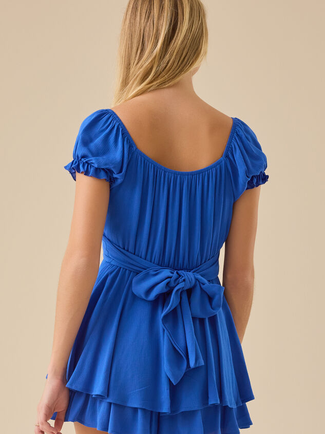 Haisley Layered Crossover Romper Detail 4 - TULLABEE
